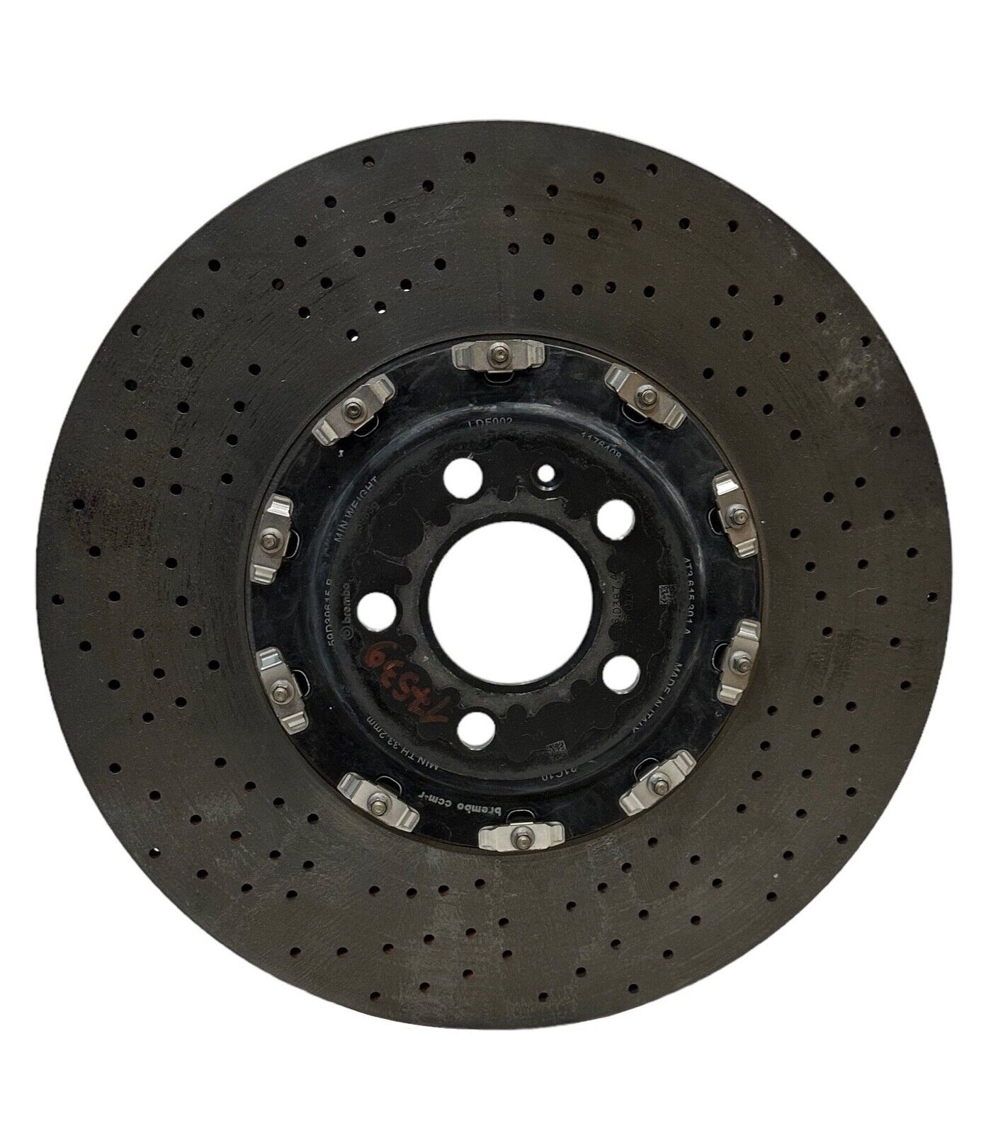 Image 1 of 5 Do you have an article like this? Sell ​​free of charge LAMBORGHINI HURACAN STO front brake disc, front brake disc 4T3615301A