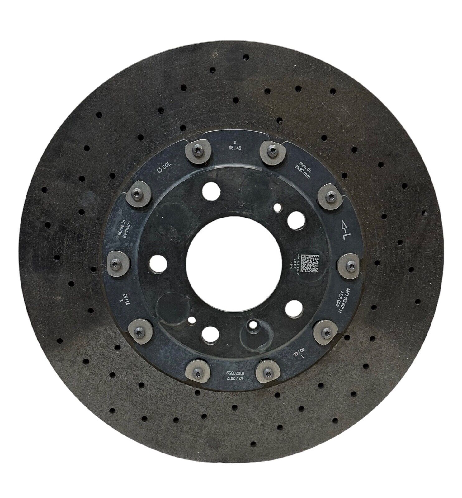 LAMBORGHINI URUS rear brake disc, rear brake disc LH 4M0615601M