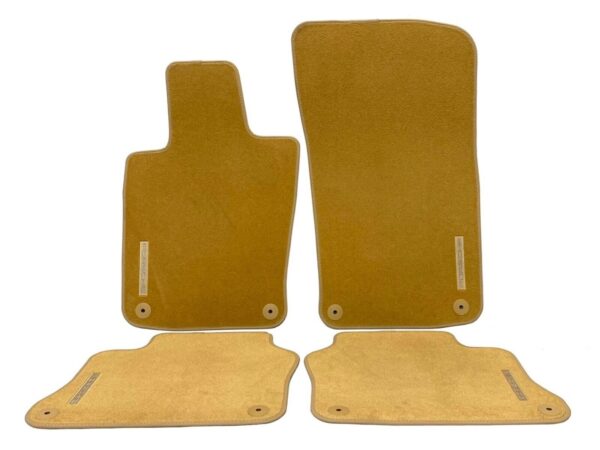 PORSCHE PANAMERA original floor mats, floor mats CAMEL