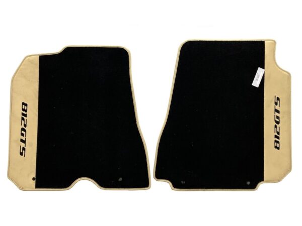 FERRARI 812 GTS original floor mats, floor mats BLACK CAMEL